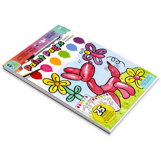 BRIGHT STRIPES PAINT PAGES PARTY ANIMALS