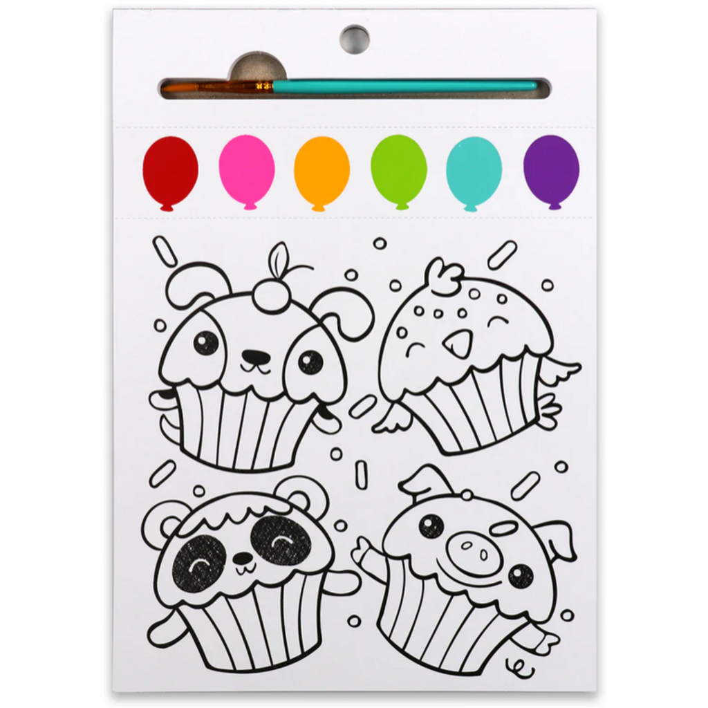 BRIGHT STRIPES PAINT PAGES PARTY ANIMALS