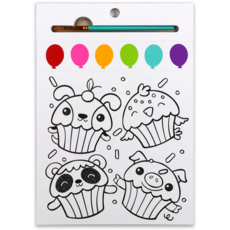 BRIGHT STRIPES PAINT PAGES PARTY ANIMALS