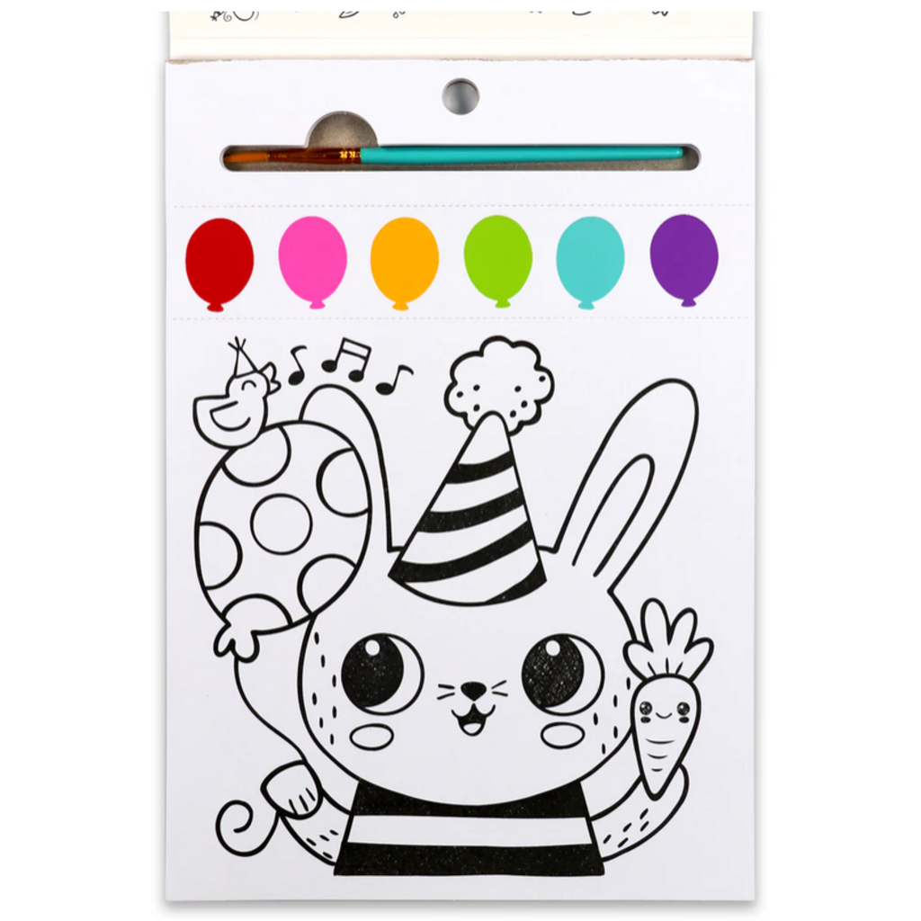 BRIGHT STRIPES PAINT PAGES PARTY ANIMALS