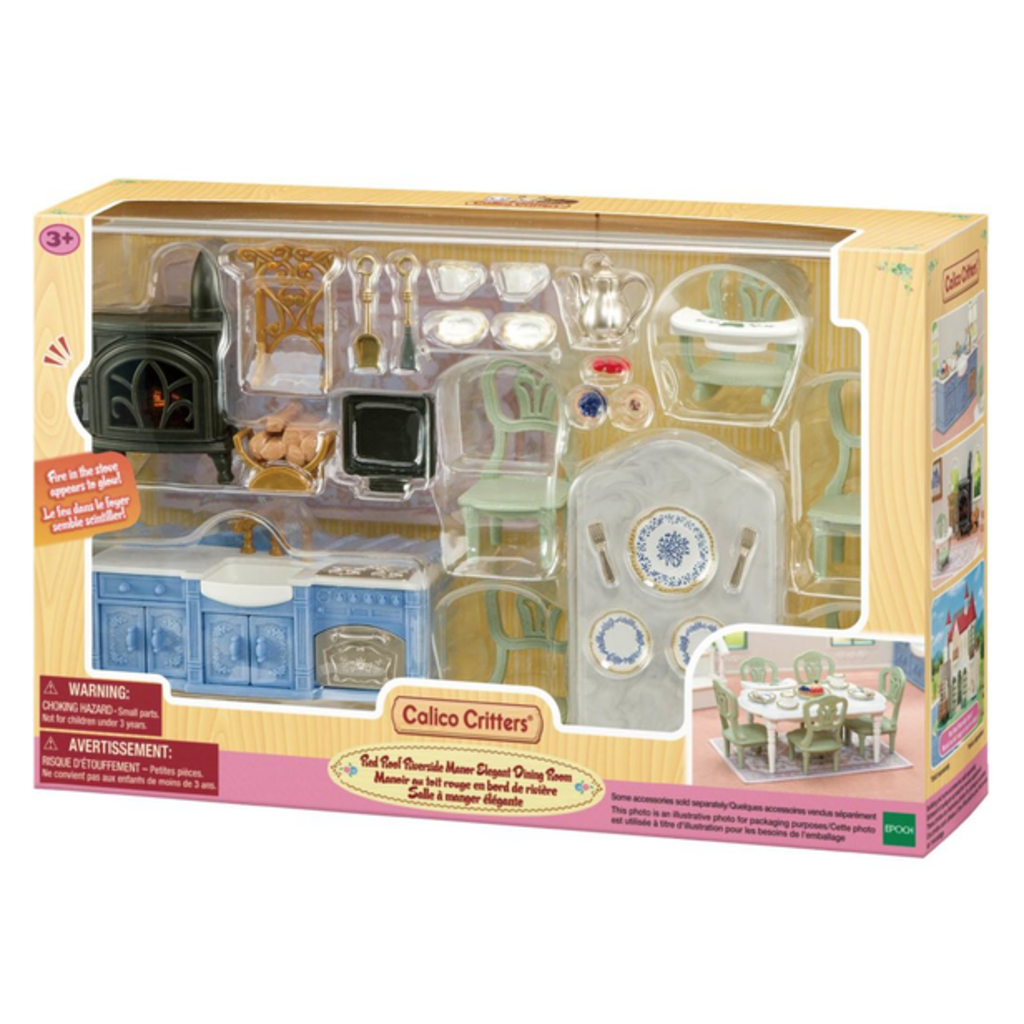 CALICO CRITTERS ELEGANT DINING ROOM SET CALICO CRITTERS