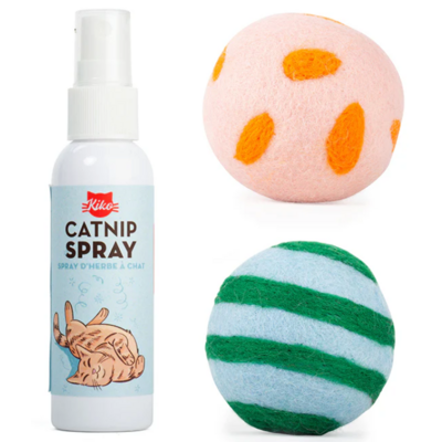 KIKKERLAND CATNIP SPRAY & PLAY