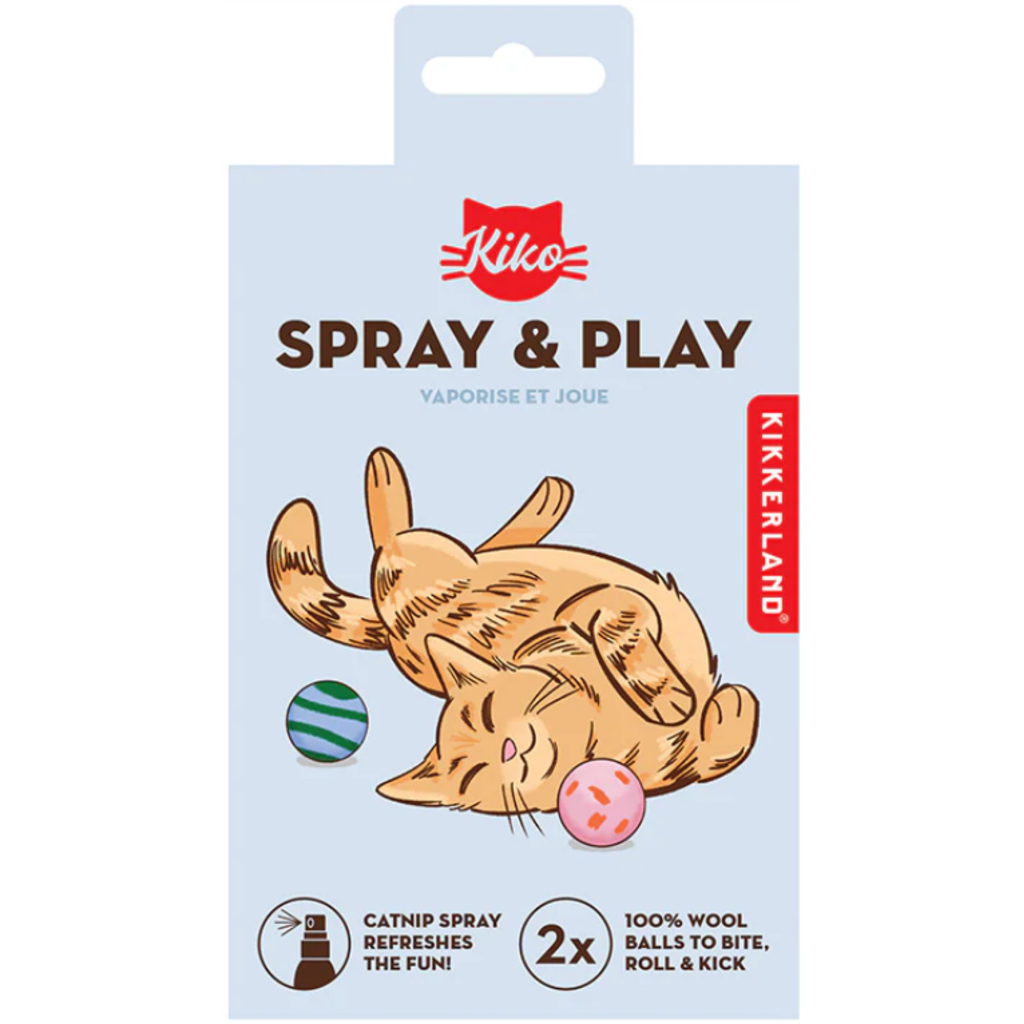 KIKKERLAND CATNIP SPRAY & PLAY