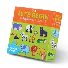 CROCODILE CREEK LET'S BEGIN 2 PC PUZZLE JUNGLE
