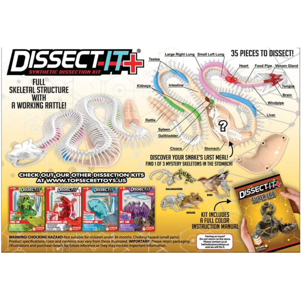 DISSECT IT DISSECT IT RATTLESNAKE SUPER LAB