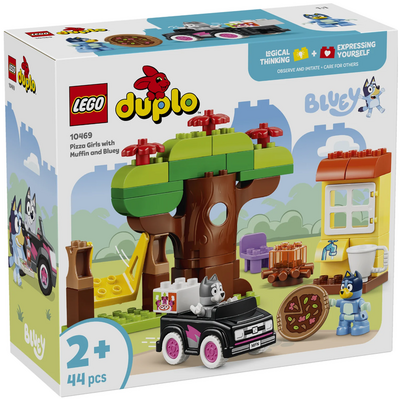 LEGO PIZZA GIRLS WITH MUFFIN AND BLUEY