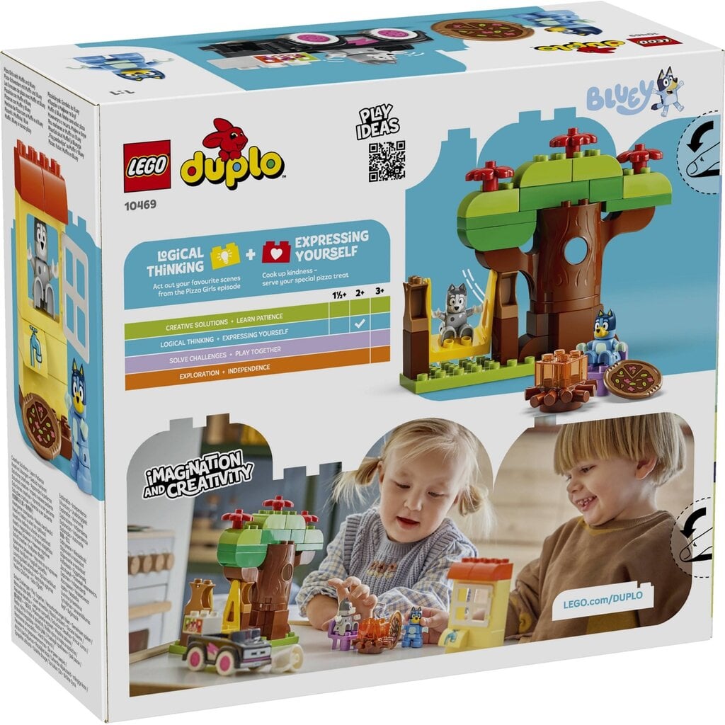 LEGO PIZZA GIRLS WITH MUFFIN AND BLUEY