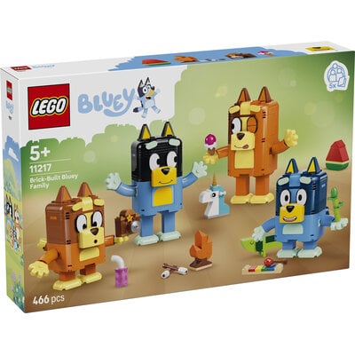 LEGO BRICK BUILT BLUEY FAMILY