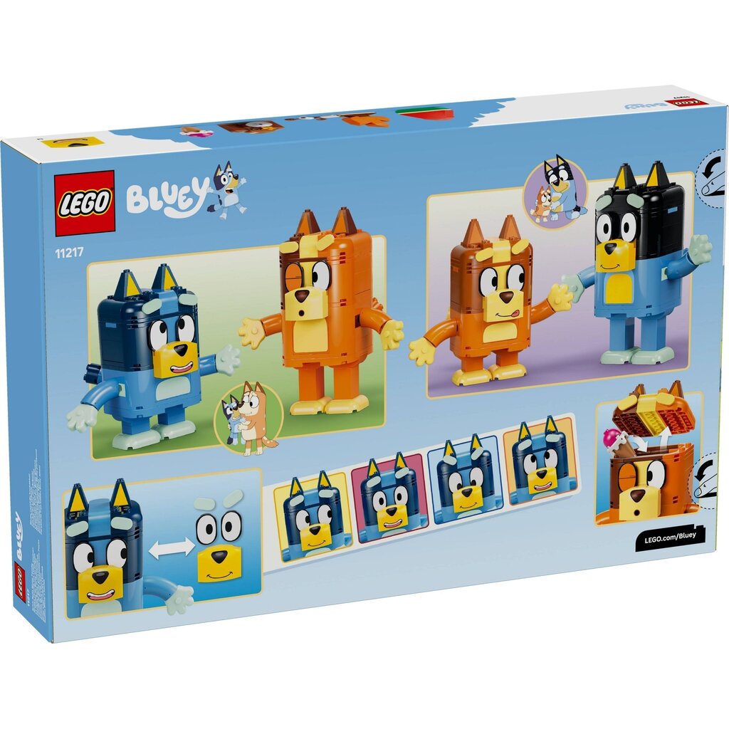 LEGO BRICK BUILT BLUEY FAMILY