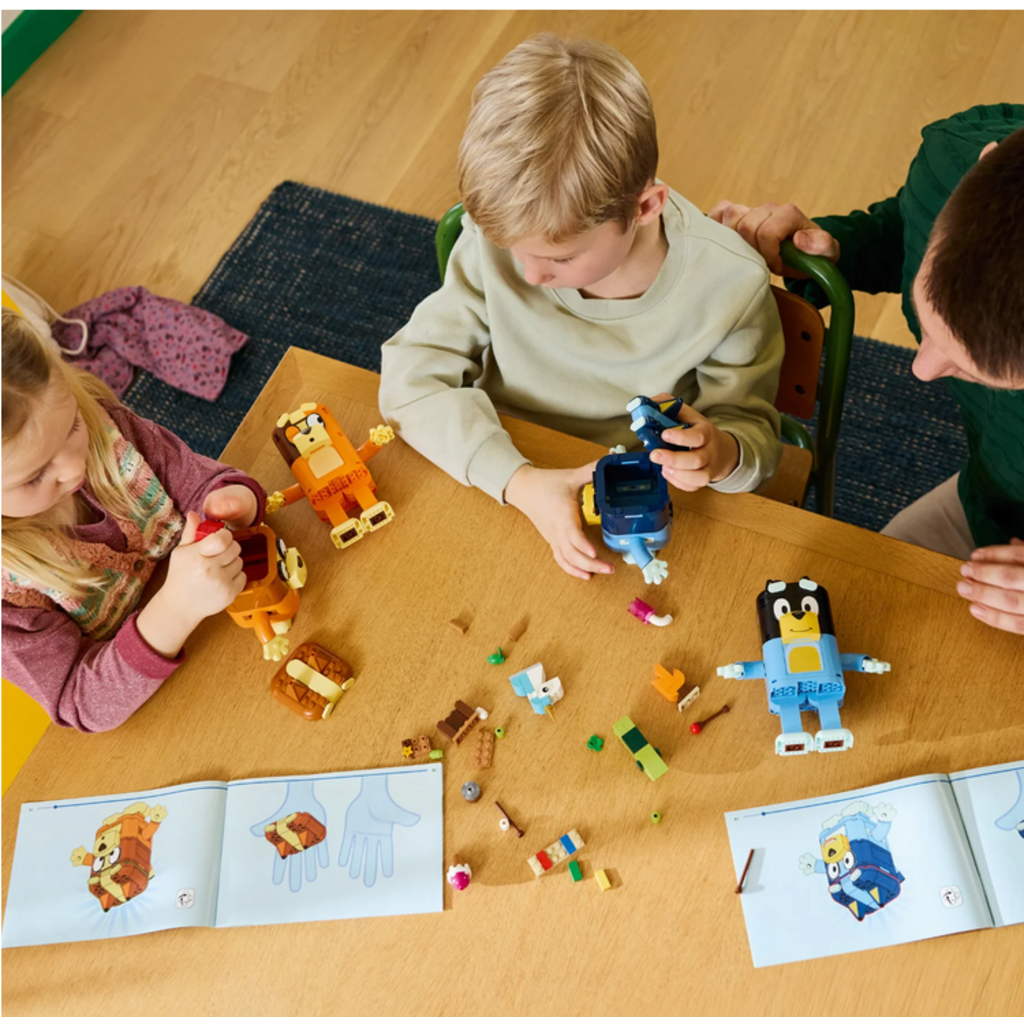 LEGO BRICK BUILT BLUEY FAMILY