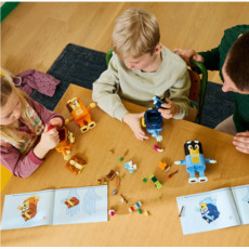 LEGO BRICK BUILT BLUEY FAMILY