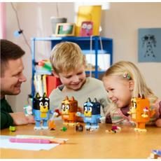 LEGO BRICK BUILT BLUEY FAMILY