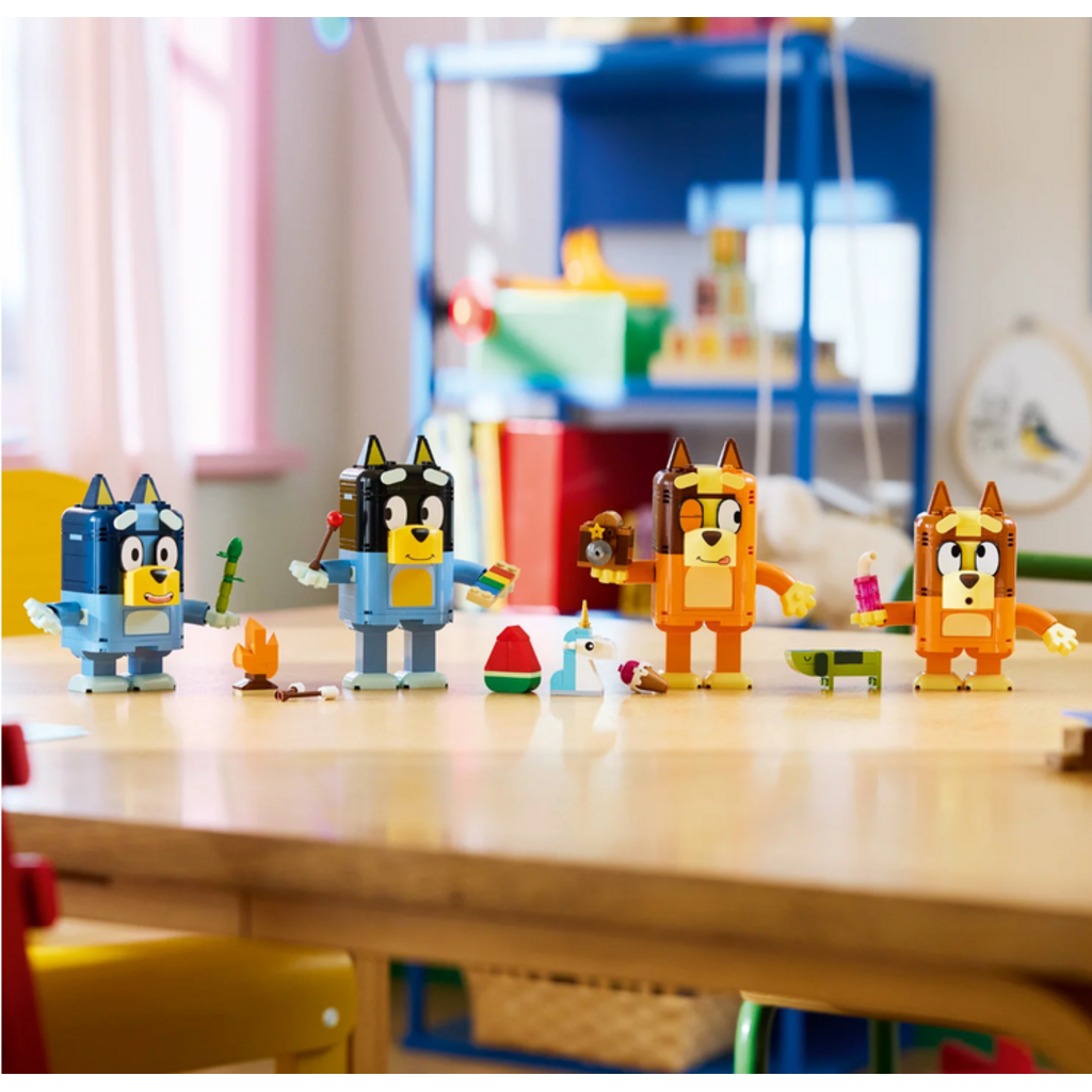 LEGO BRICK BUILT BLUEY FAMILY
