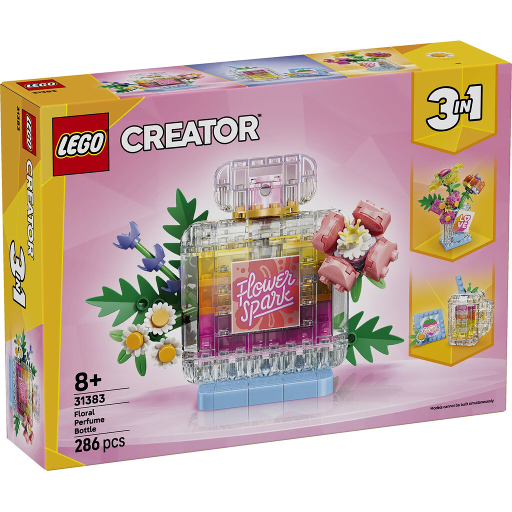 LEGO FLORAL DECOR PERFUME BOTTLE