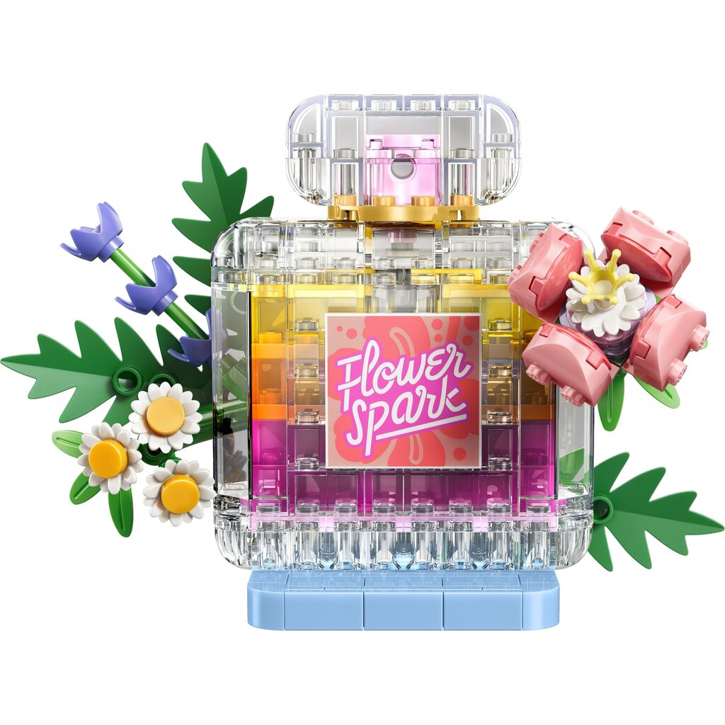 LEGO FLORAL DECOR PERFUME BOTTLE
