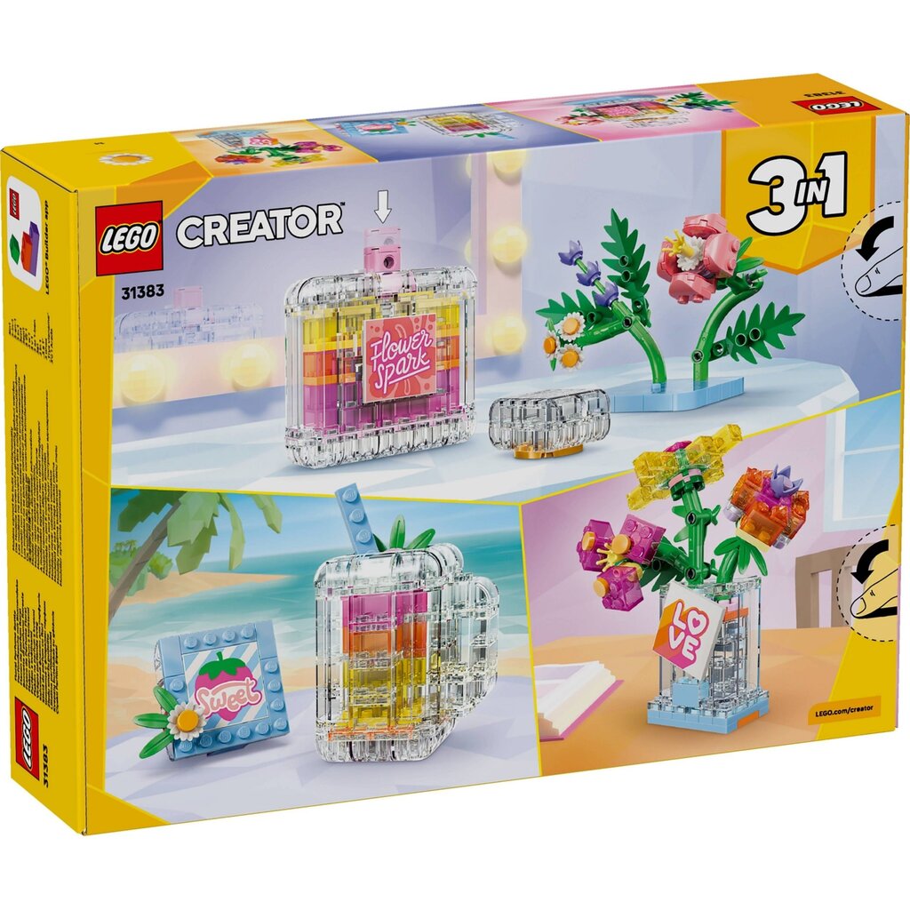 LEGO FLORAL DECOR PERFUME BOTTLE