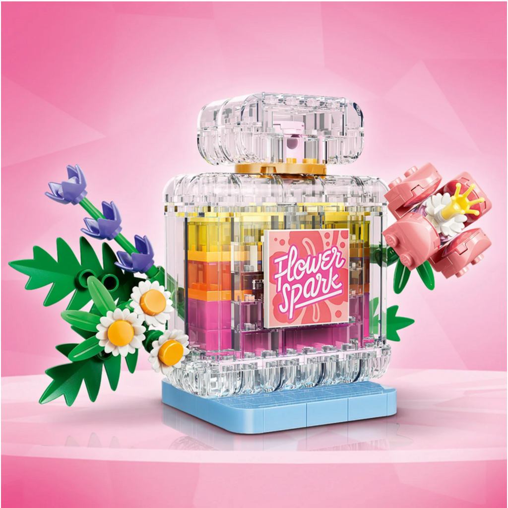 LEGO FLORAL DECOR PERFUME BOTTLE