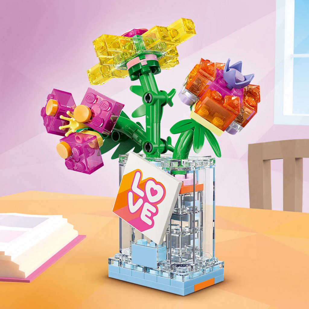 LEGO FLORAL DECOR PERFUME BOTTLE