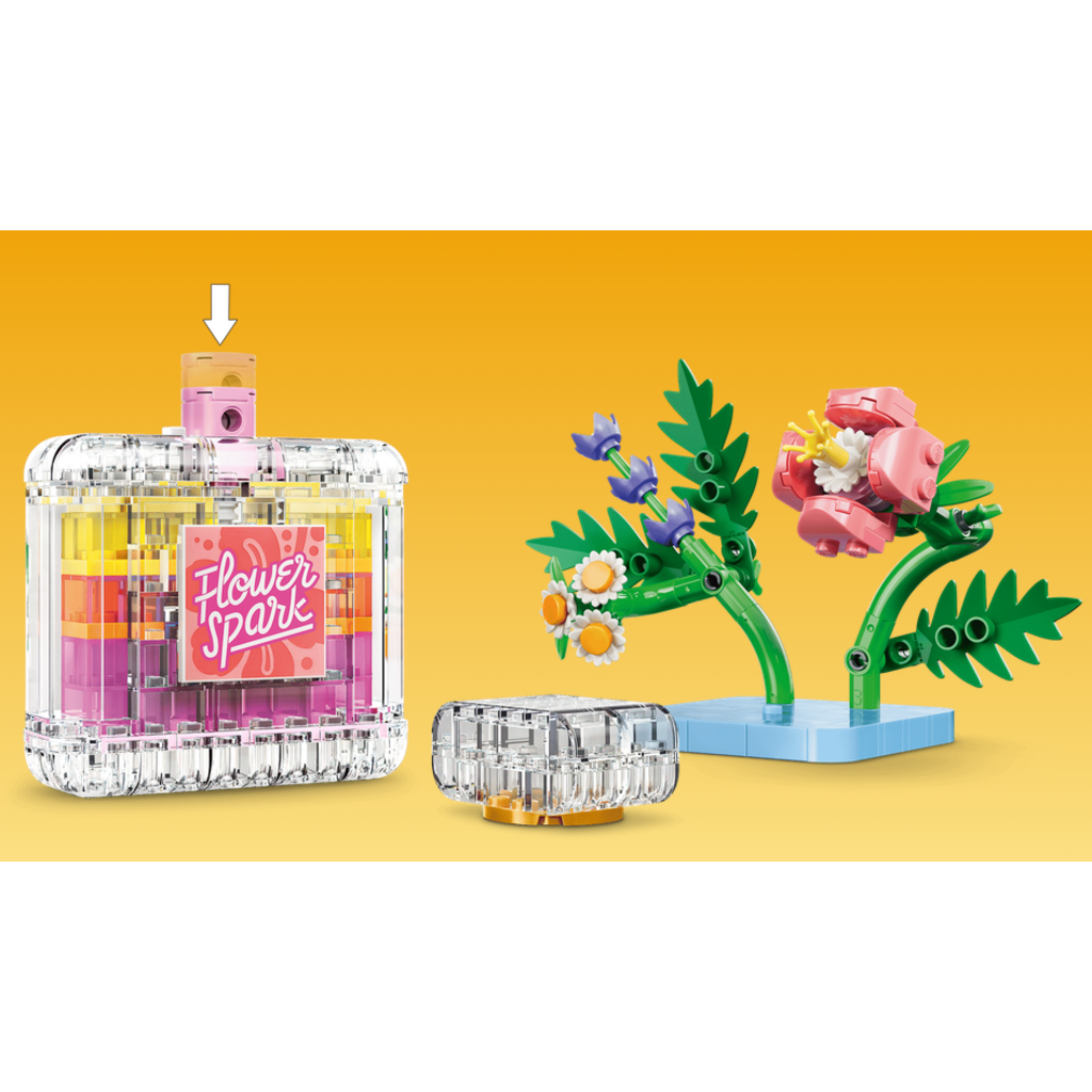 LEGO FLORAL DECOR PERFUME BOTTLE