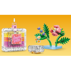 LEGO FLORAL DECOR PERFUME BOTTLE