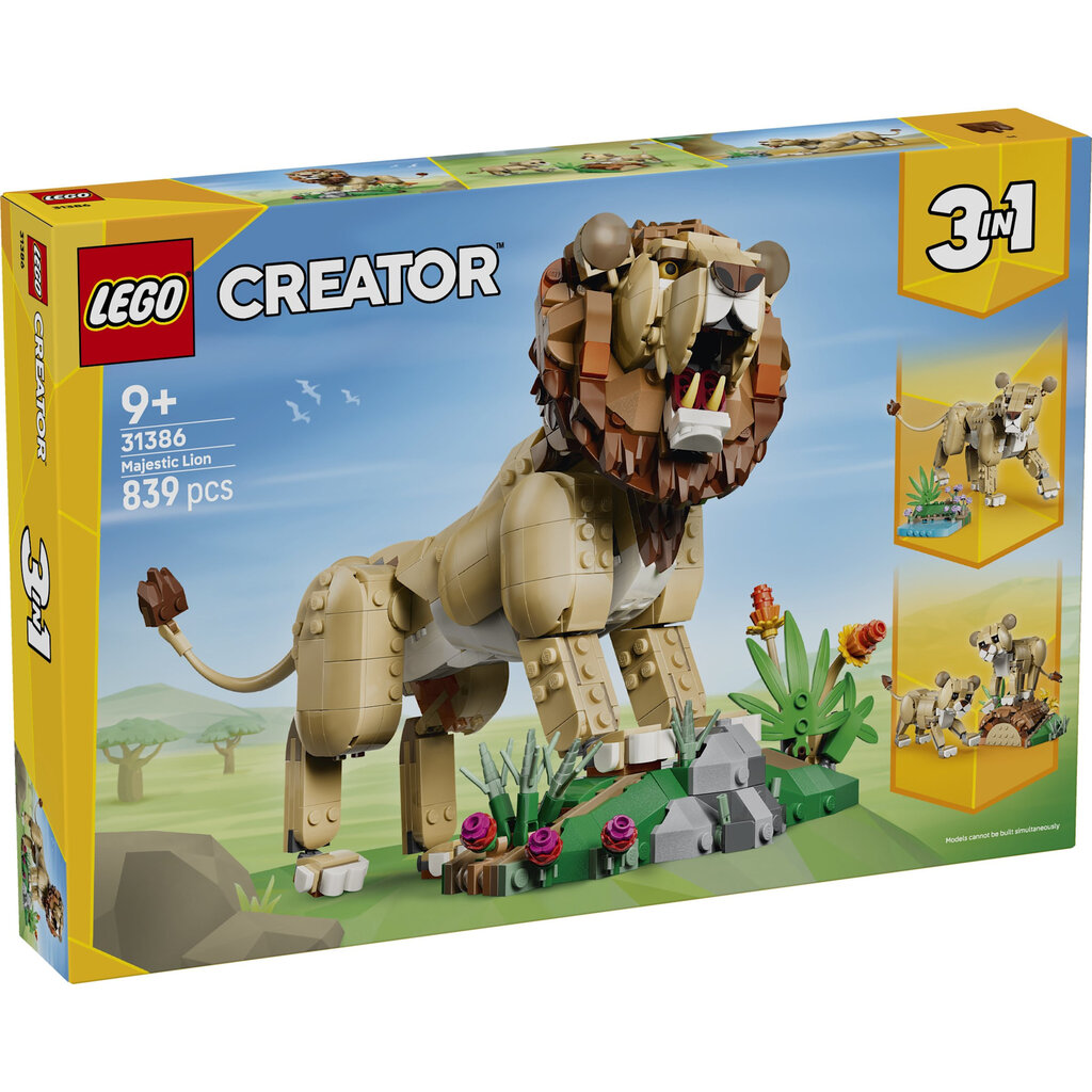 LEGO WILD ANIMALS: MAJESTIC LION