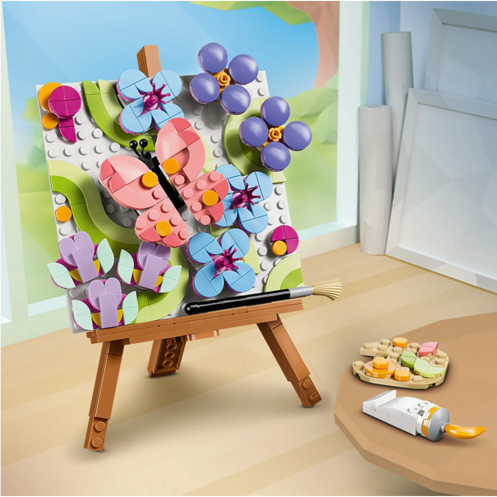 LEGO FLORAL ART DECOR PAINTING