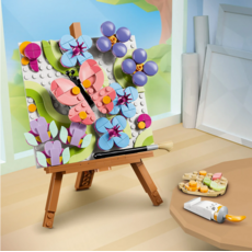 LEGO FLORAL ART DECOR PAINTING