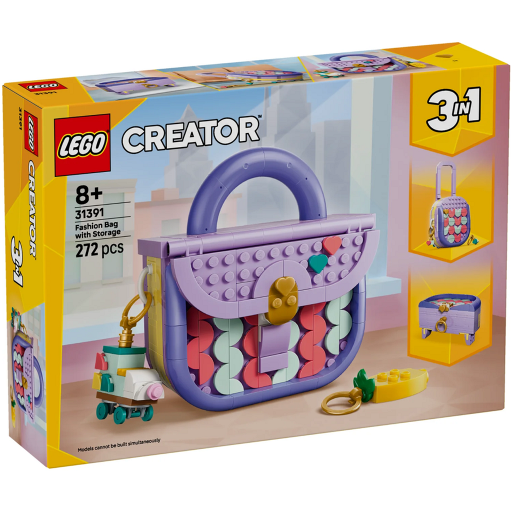 LEGO ART FASHION BAG WITH STORAGE