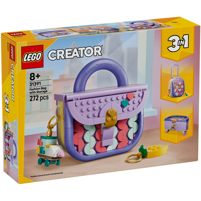 LEGO ART FASHION BAG WITH STORAGE