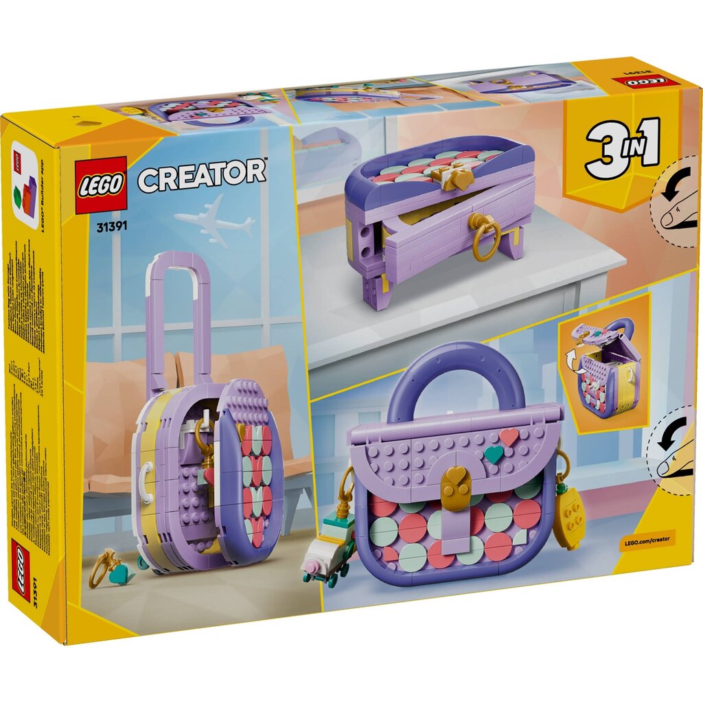 LEGO ART FASHION BAG WITH STORAGE