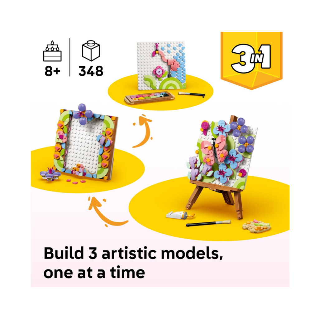 LEGO FLORAL ART DECOR PAINTING