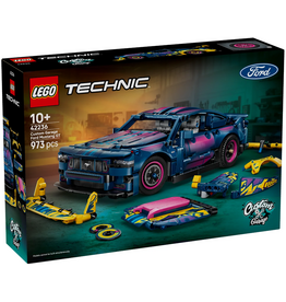LEGO CUSTOM GARAGE FORD MUSTANG GT CAR