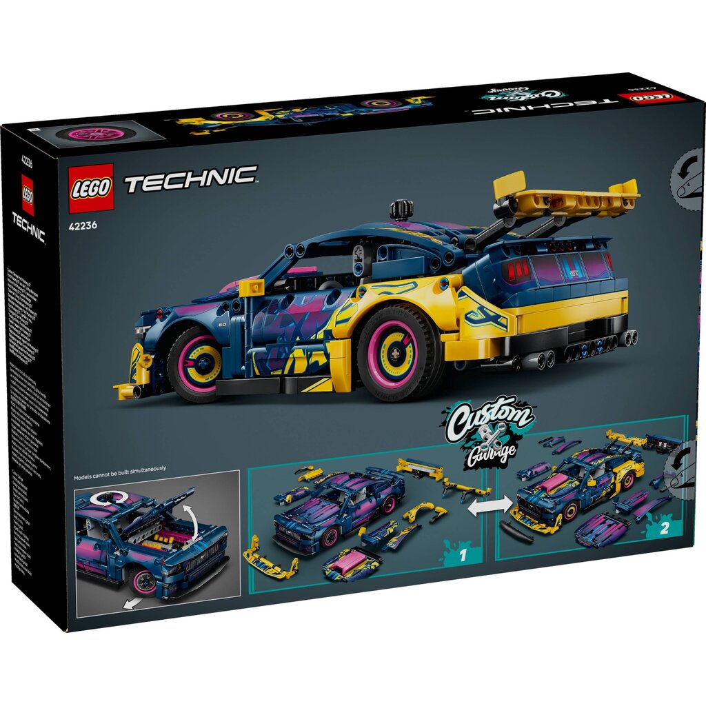 LEGO CUSTOM GARAGE FORD MUSTANG GT CAR