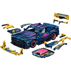 LEGO CUSTOM GARAGE FORD MUSTANG GT CAR