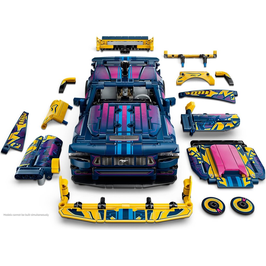 LEGO CUSTOM GARAGE FORD MUSTANG GT CAR