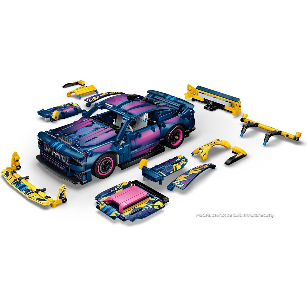 LEGO CUSTOM GARAGE FORD MUSTANG GT CAR