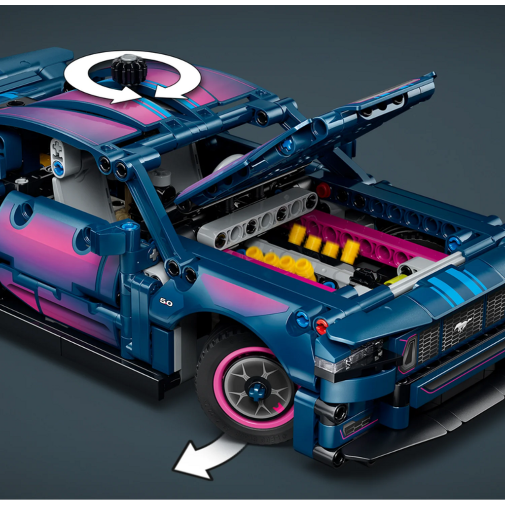LEGO CUSTOM GARAGE FORD MUSTANG GT CAR