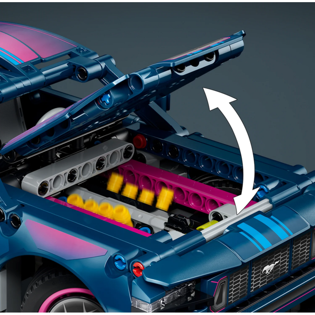 LEGO CUSTOM GARAGE FORD MUSTANG GT CAR