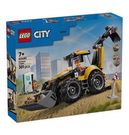 LEGO YELLOW BACKHOE LOADER