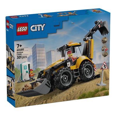 LEGO YELLOW BACKHOE LOADER