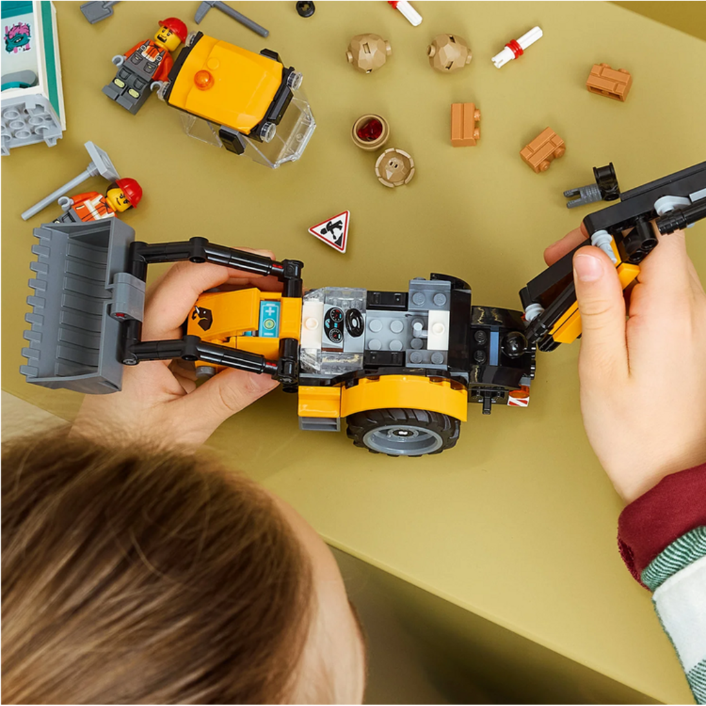 LEGO YELLOW BACKHOE LOADER