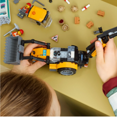 LEGO YELLOW BACKHOE LOADER