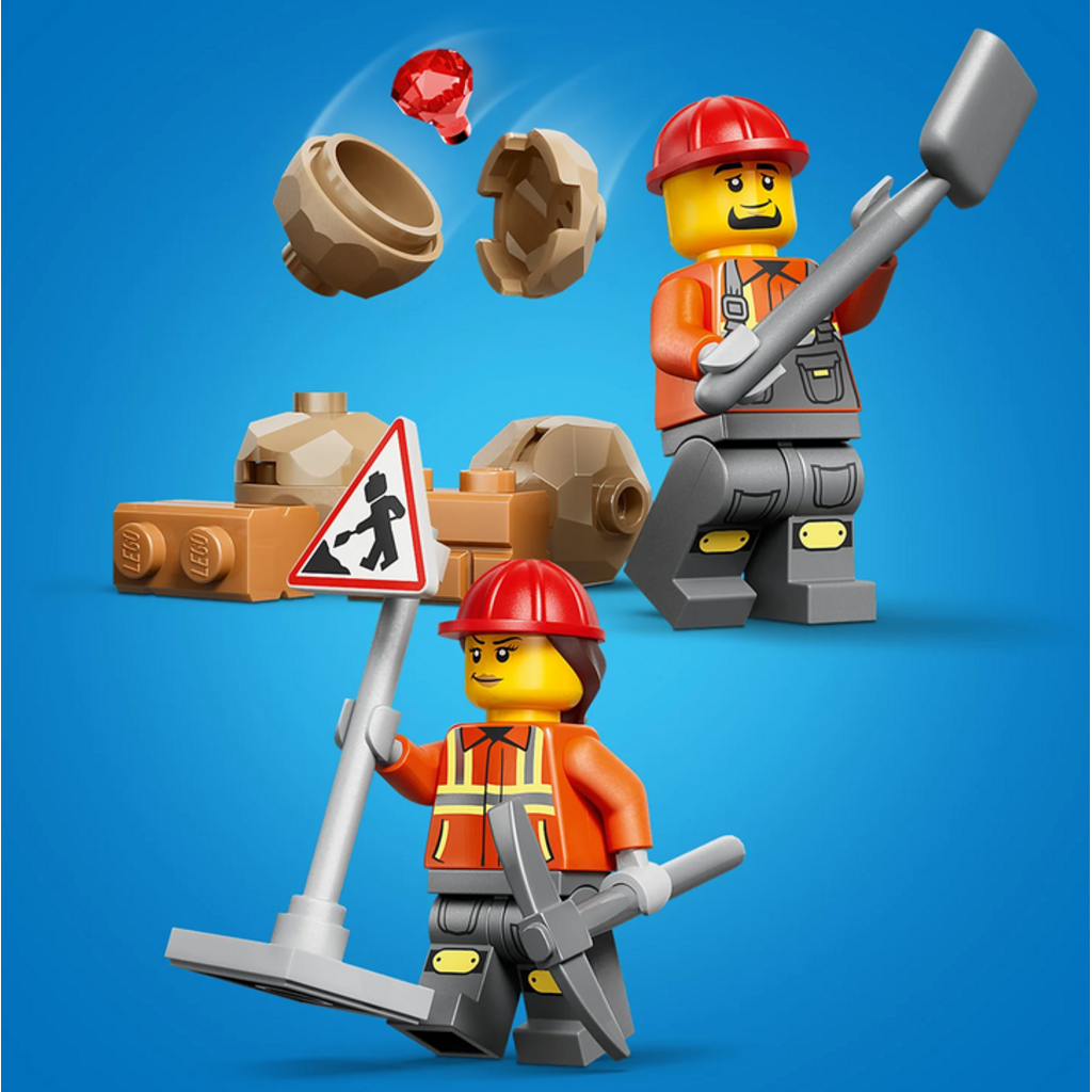 LEGO YELLOW BACKHOE LOADER