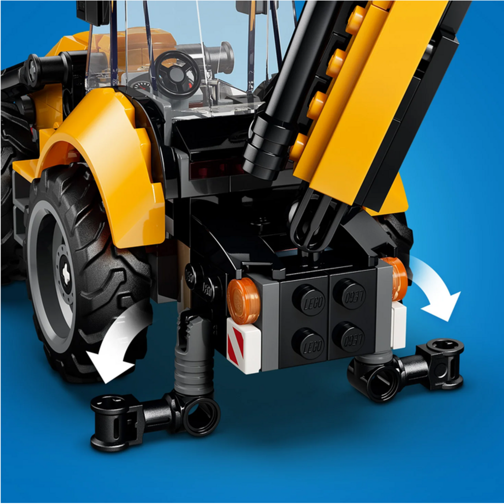 LEGO YELLOW BACKHOE LOADER