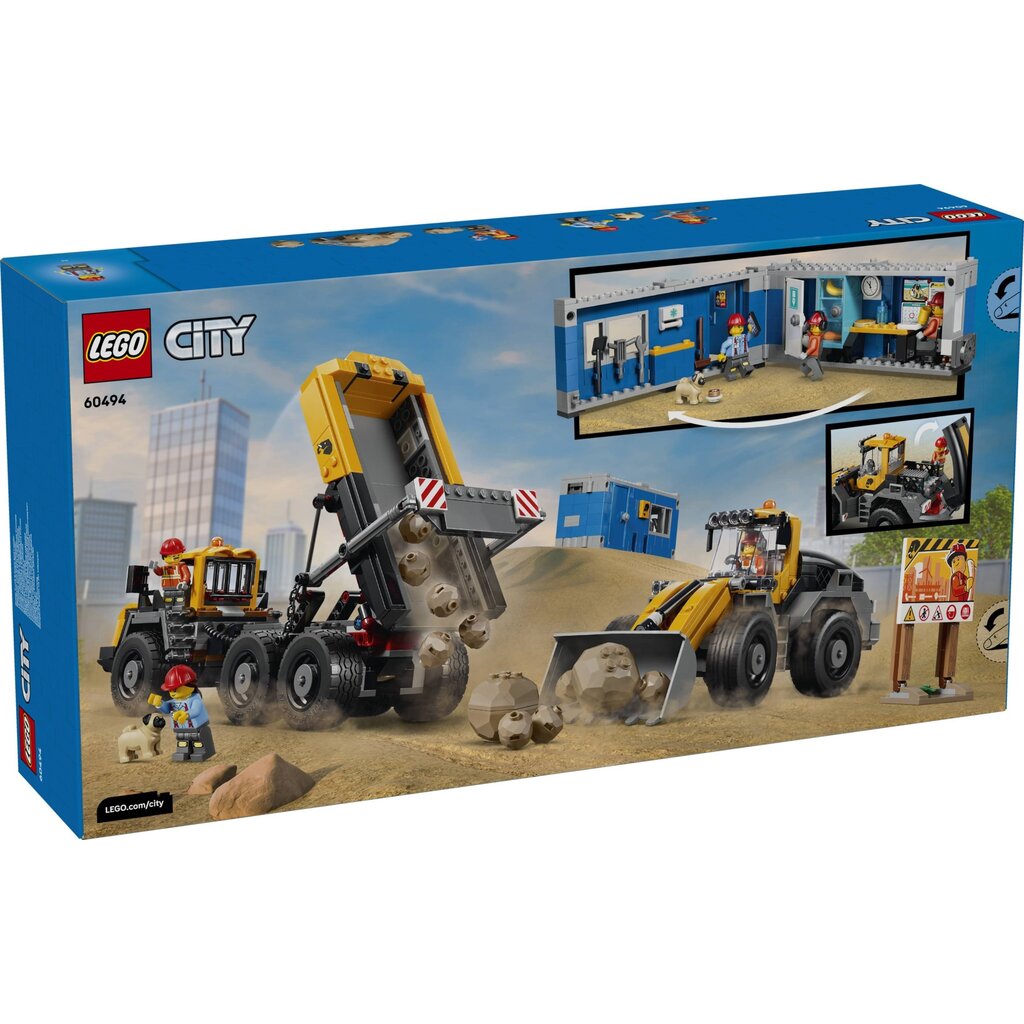 LEGO DUMP TRUCK & FRONT END LOADER