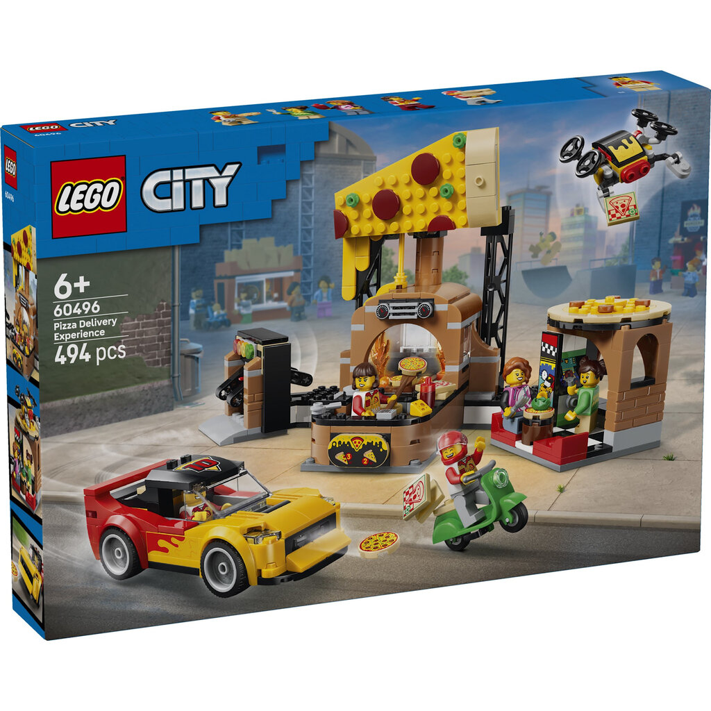 LEGO PIZZA DELIVERY EXPERIENCE WITH VEHICLES