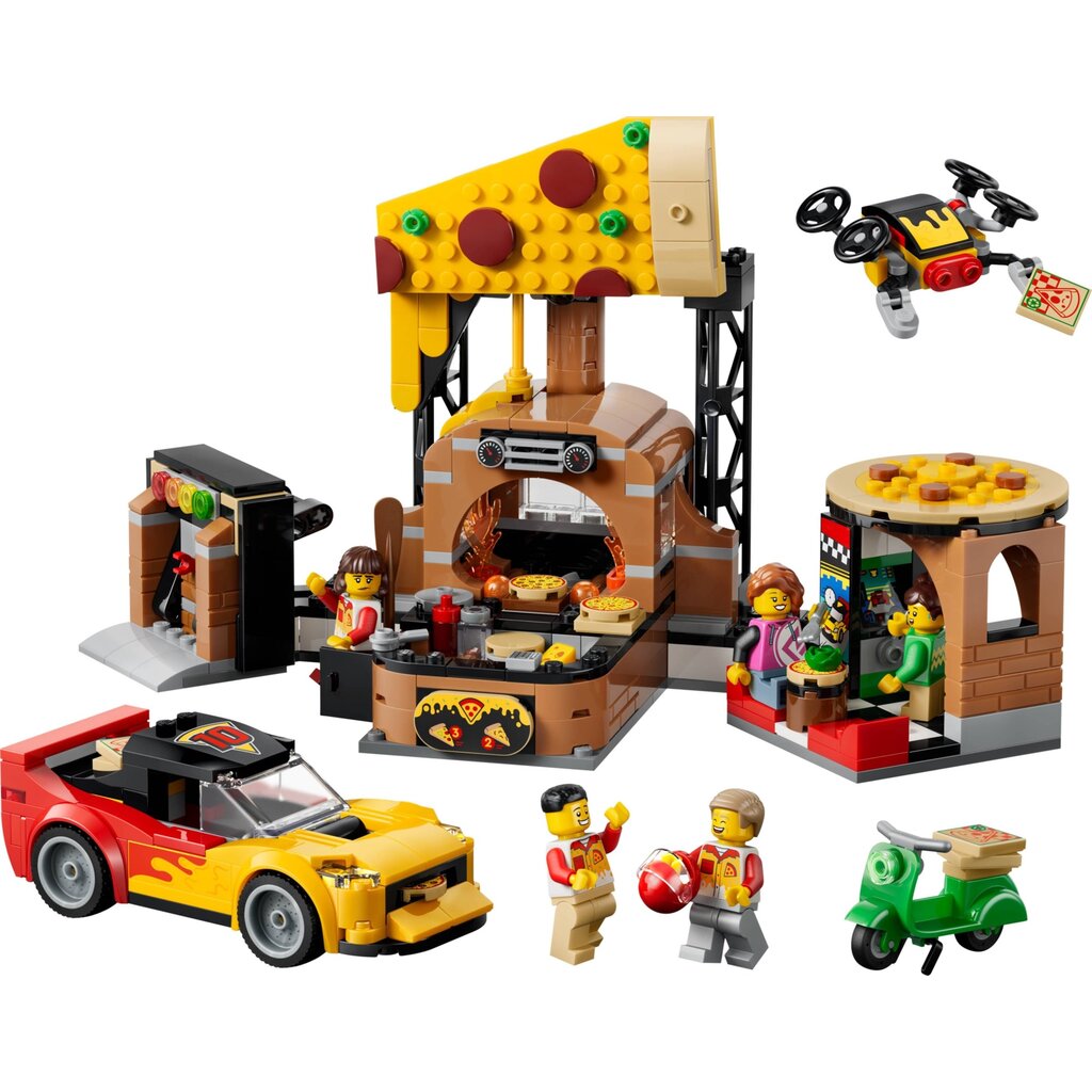 LEGO PIZZA DELIVERY EXPERIENCE WITH VEHICLES