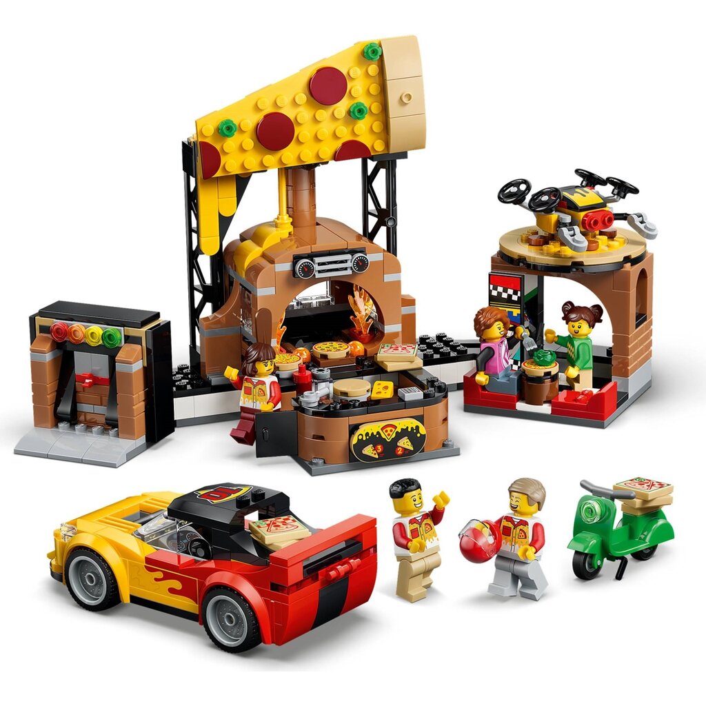 LEGO PIZZA DELIVERY EXPERIENCE WITH VEHICLES