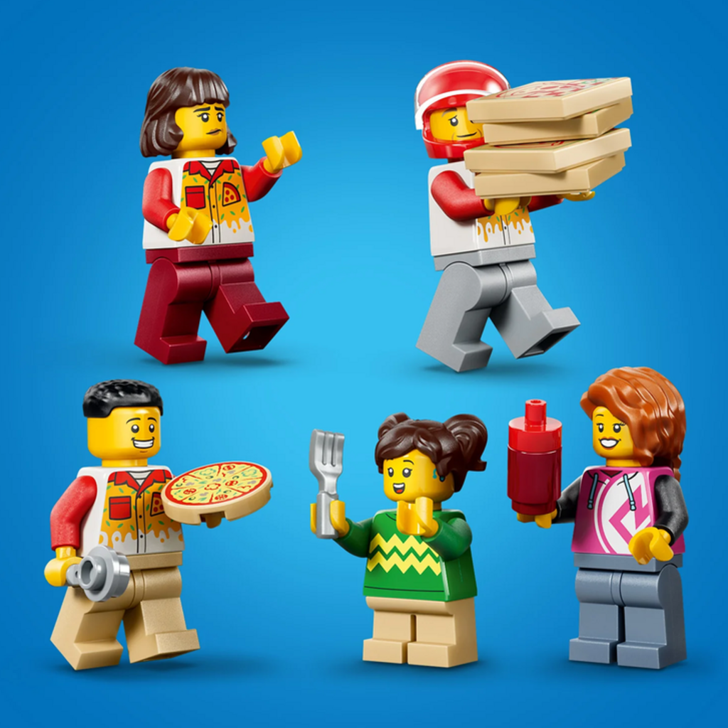 LEGO PIZZA DELIVERY EXPERIENCE WITH VEHICLES