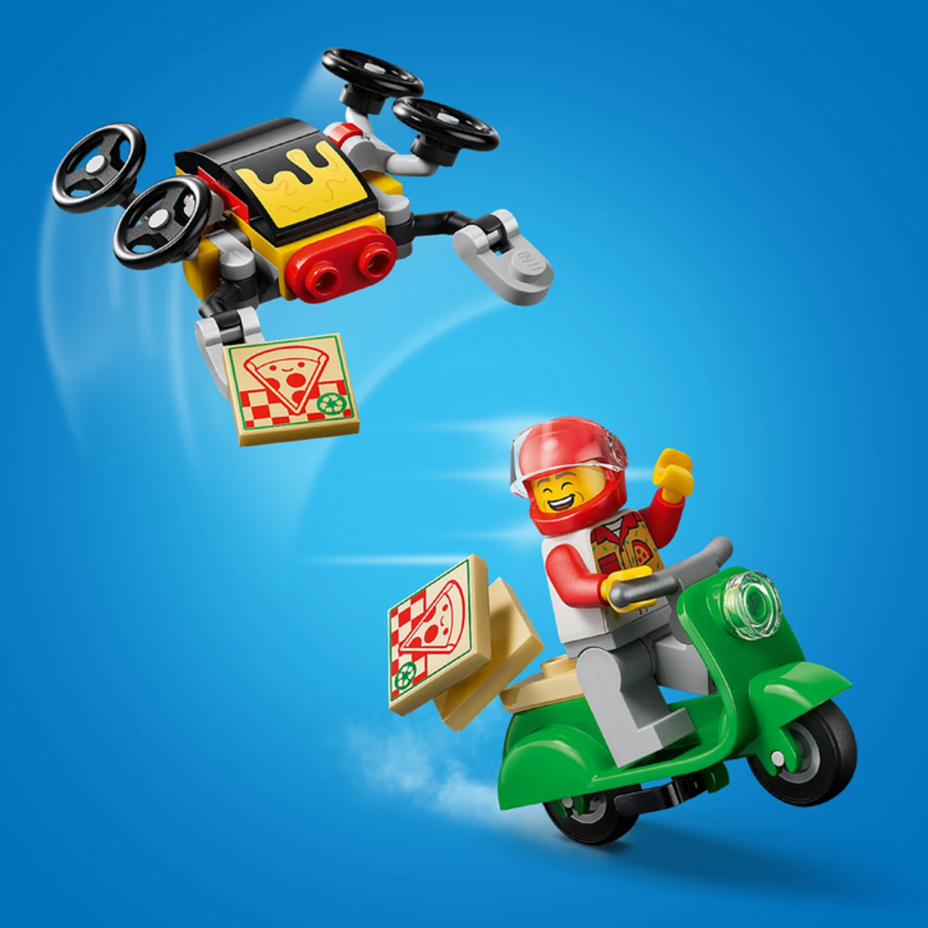 LEGO PIZZA DELIVERY EXPERIENCE WITH VEHICLES